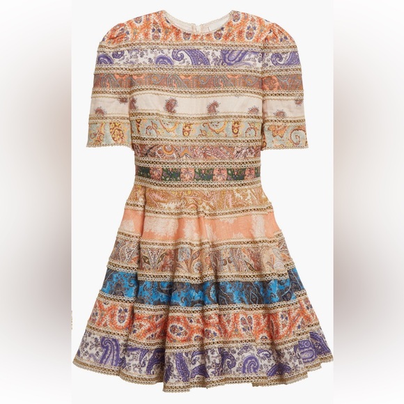 ZIMMERMAN Devi spliced mini dress - Picture 8 of 9